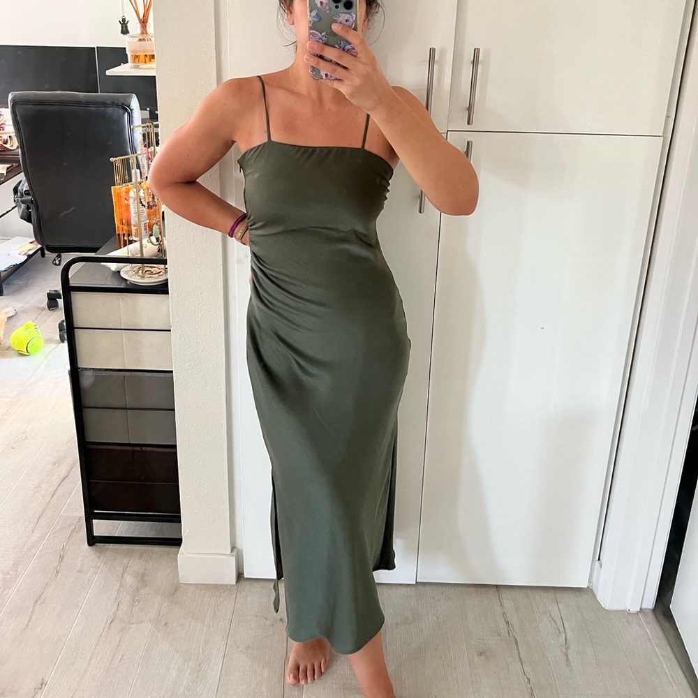 NWT Zara Green Dress | XS